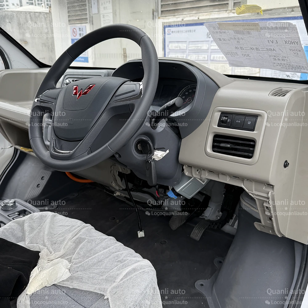 Only RHD Wuling Pure Electricity Van Passenger Bus 7-14 Seats with Right Steering EV Motor