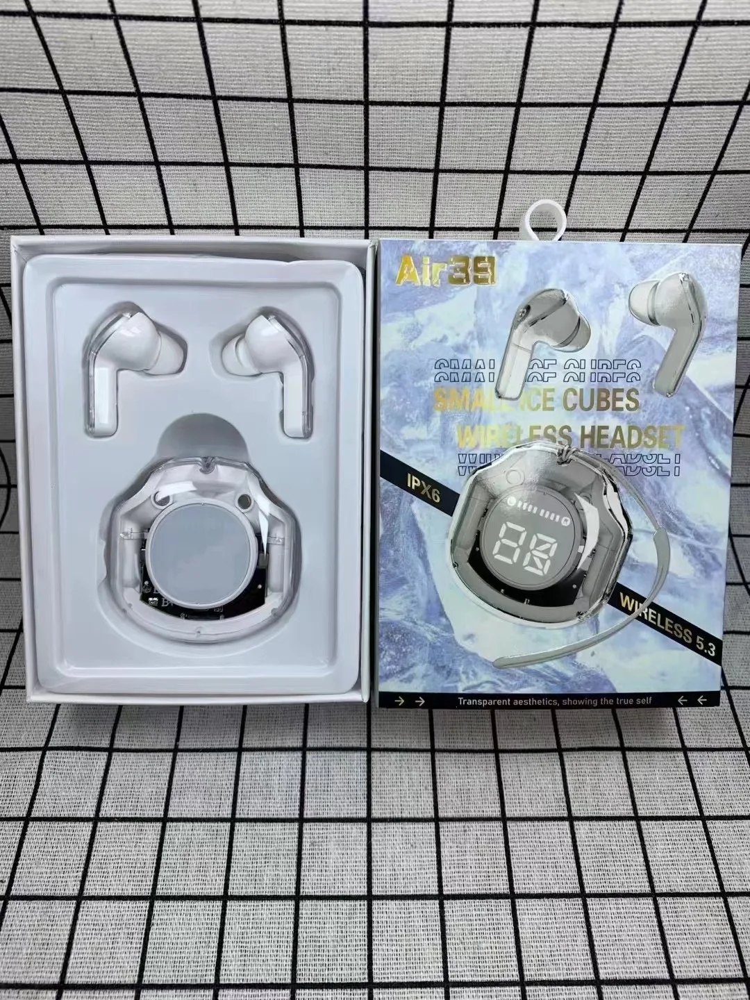 High Quality Transparent Wireless Earphones - Air 39 TWS