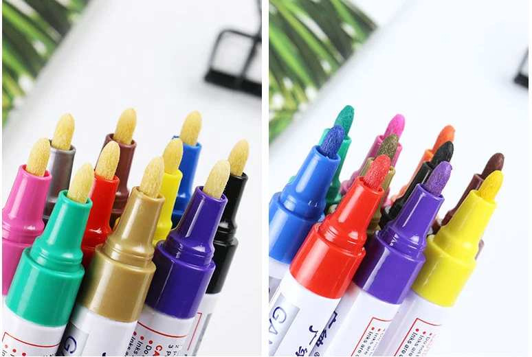 Hot Selling 12 Colors Optional Paint Marker Pen Diy Waterproof