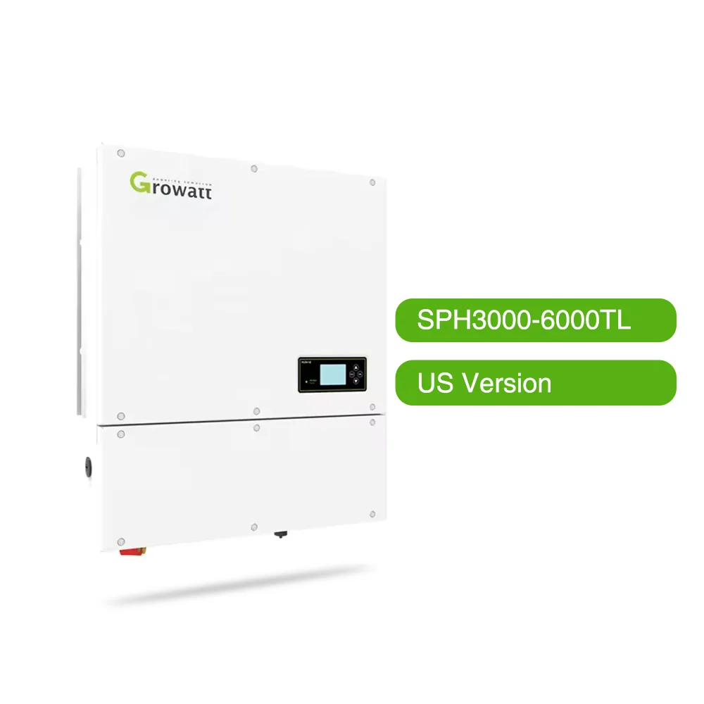 Growatt Split Phase Solar Inverter 3kw 4kw 5kw 6kw Off Grid Inverter SPH 3000~6000TL BL-US Hybrid Solar Inverter