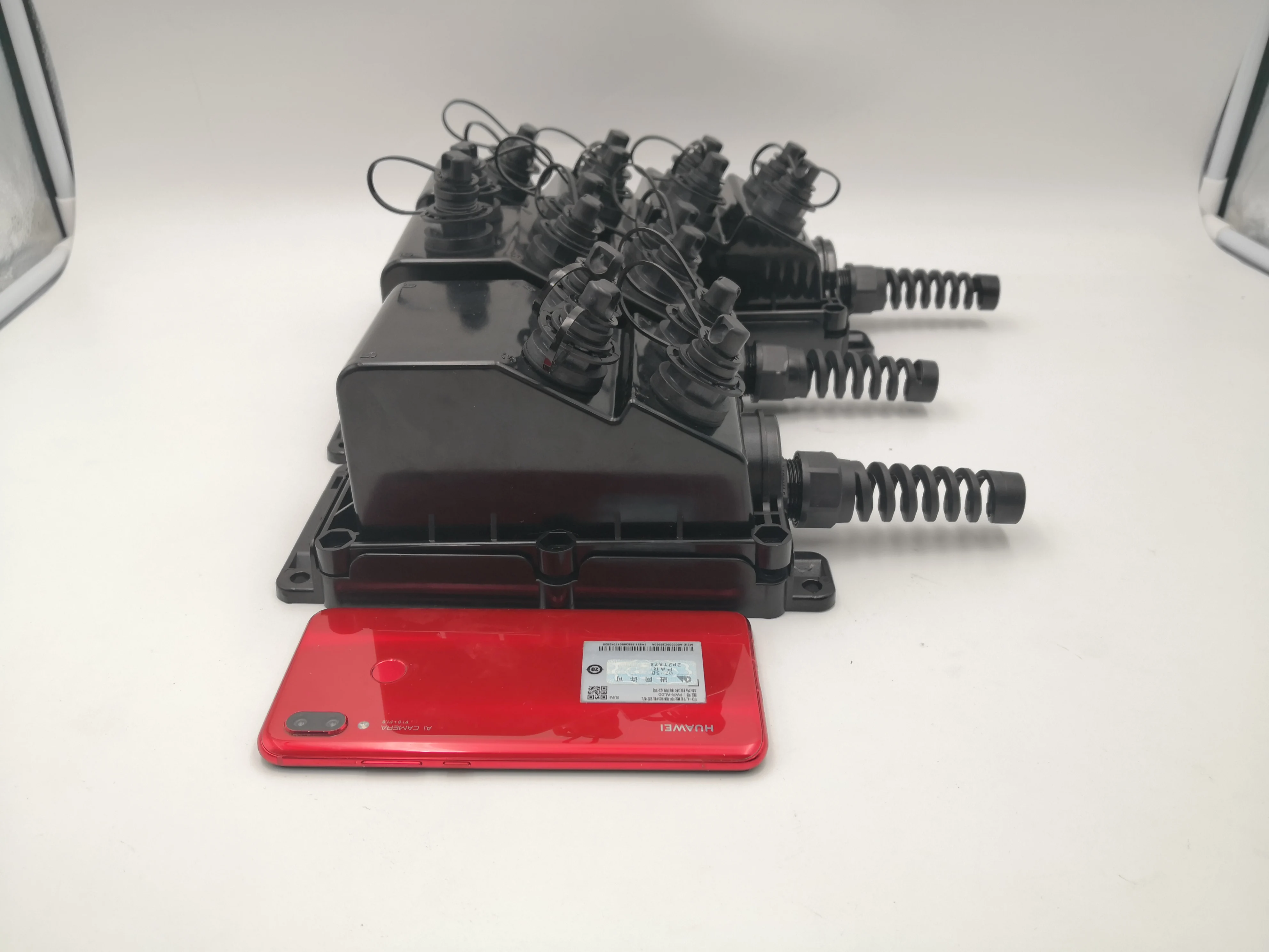 Multiport Service Terminal MST with Hardened Drop Cables compatible H Connector sc apc Splitter Fiber Optic Distribution Box