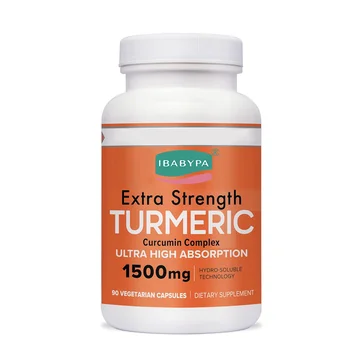 Private Label Hot Selling OEM Turmeric Curcumin Capsules 1500mg Extra Strength Supplement  90 Capsules