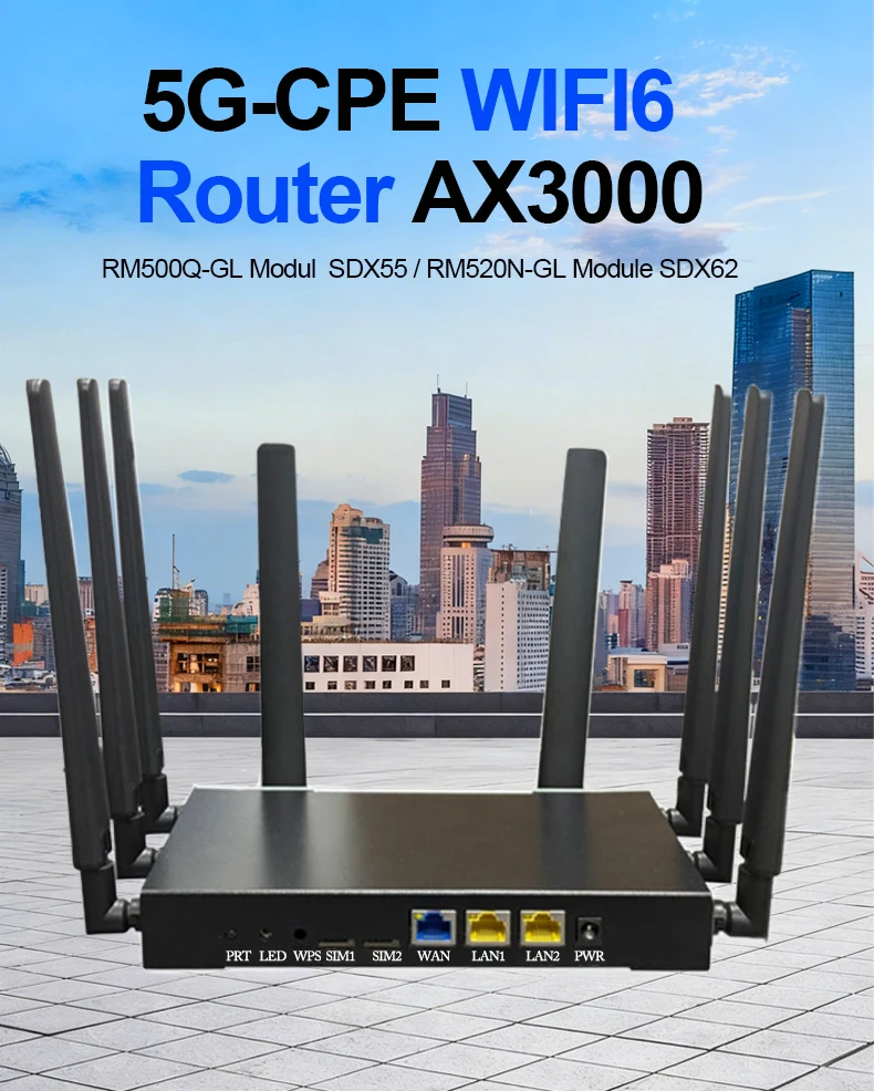 5G CPE WIFI Router - High-Speed Wireless & SIM Card Support