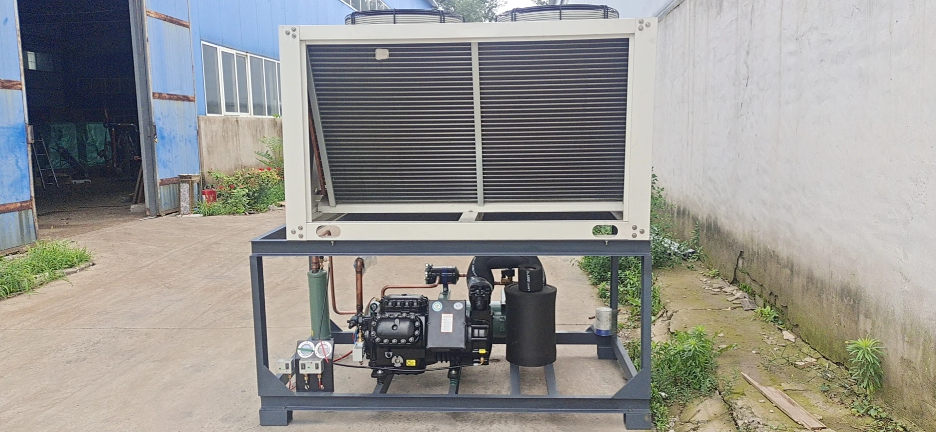 Direct Selling Compressor Refriger Unit Motor Air Cooler Chiller Unit 480v Piston Compressor Condensing Unit with Fan OfCopeland