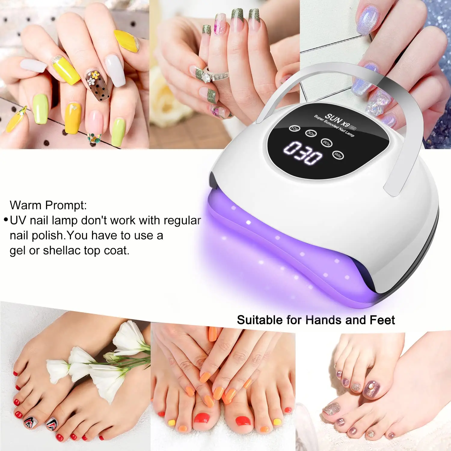 Uv Led Nail Lamp 220w,Led Lamp For Gel Nails Fast Curing Nail Dryer With  57pcs Lamp Beads 4 Timers Professional Gel Uv Light - Buy Nail Tech Table  Lamp,Gel Nail Polish Kit