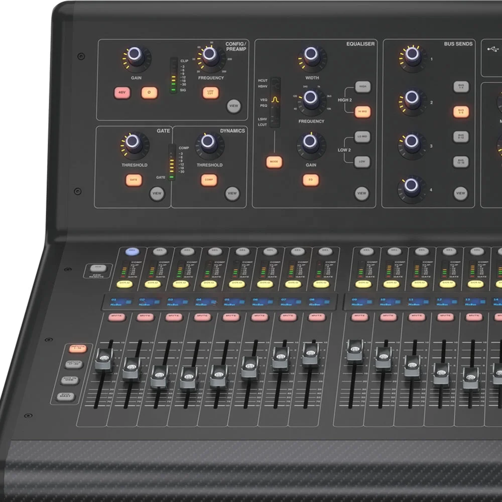 MIDAS M32 デジタルミキサー MidasM32ライブデジタルコンソールPaシステム32入力チャンネル