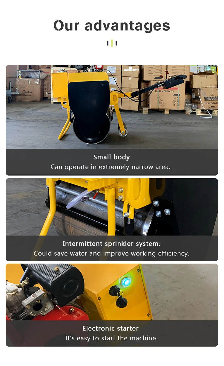 SVH-30 Electric Soil Compactor Construction Machinery Compactor Handle Road Roller