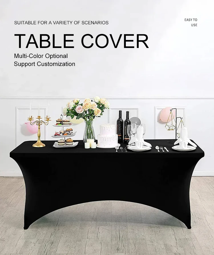 Promotional Advertising Custom Trade Show Display Vinyl Table Cloth