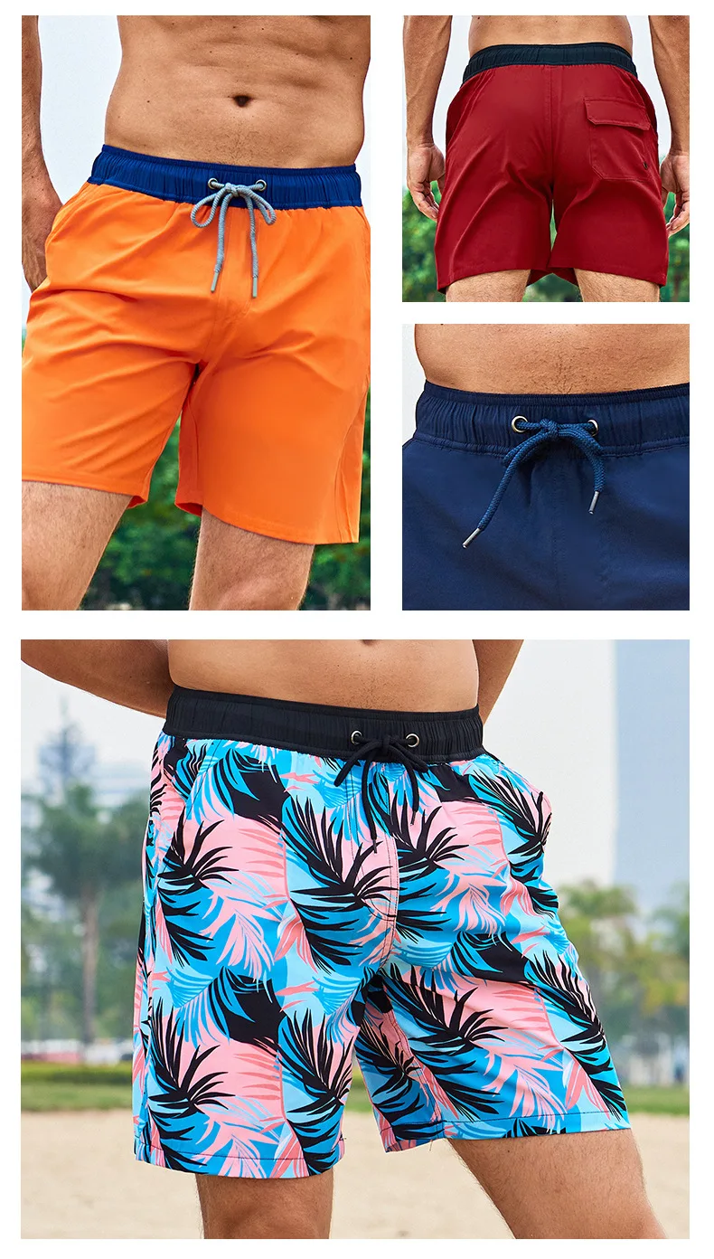 Manufacturer custom summer men's swimming trunks High quality New design customizable beach shorts288_voghion.com