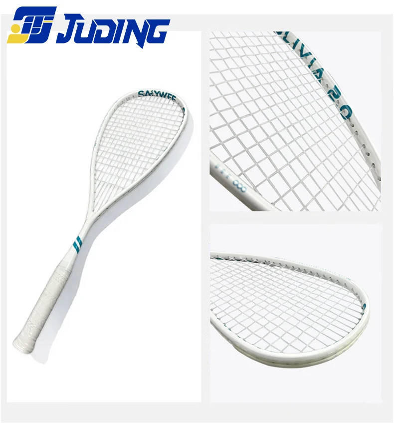 Professional Outdoor Sports Squash Racket Ultra-Light Carbon Fiber With Integrated Racquet factory