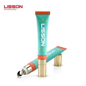 Wholesale Custom D19 PE Soft Tube Massage Eye Cream Tube Packaging with Zinc Alloy Applicator