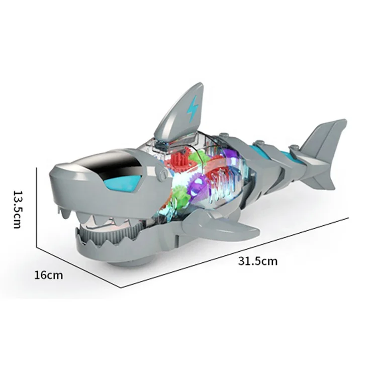 Electric Bump&go Robot Shark Toy - Fun & Educational