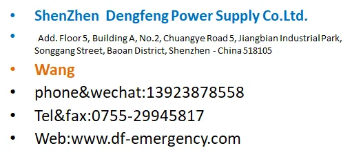 dengfeng high bay light floodlight LED emergency driver backup battery 200W 300W 110V 230V