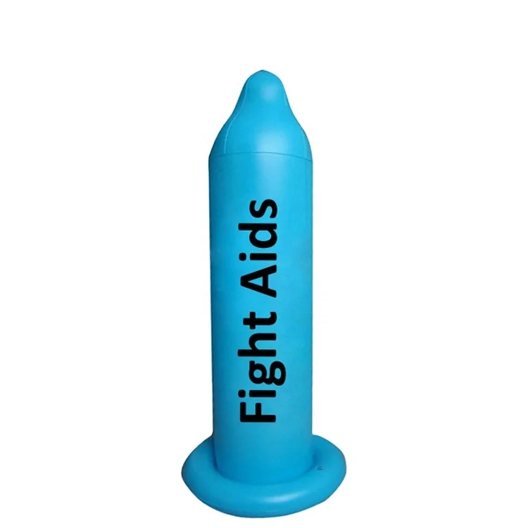 Customized Fight AIDS Inflatable Condom for Model Toy
