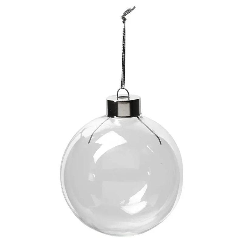 Holiday decor items handmade blown high borosilicate painted printed glass hanging ball Christmas ornament for sale supplier