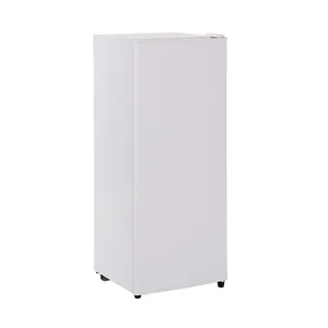 138L Electric Compact Stainless Steel Refrigerator BC-138 Single Door with Freezer Box for Home Hotel & Car Use
