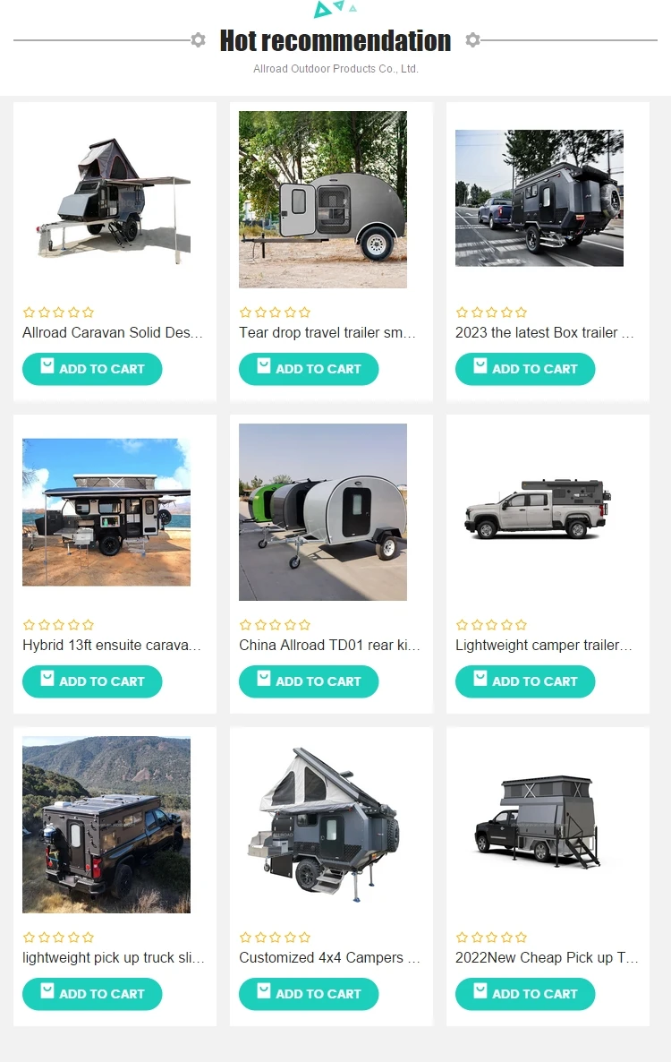 The 2024 New Model Off-road Teardrop Trailer With Low Price - Buy Cheap ...