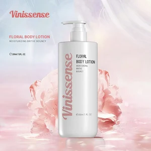 Vinissense Factory Wholesale OEM Floral Scented Body Lotion 300ml Long-lasting Collagen Moisturizer with Good Price