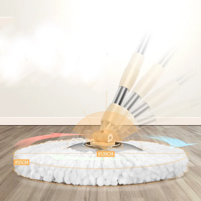 Набор для швабры из нержавеющей стали 360, детали для швабры с корзиной для обезвоживания, корзина для волшебной швабры с вращением на 360 градусов