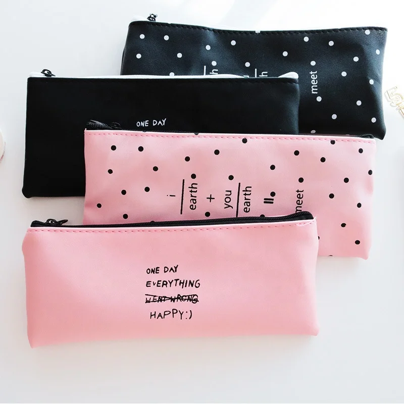 Polka Dot Pencil Case – Be in the Pink