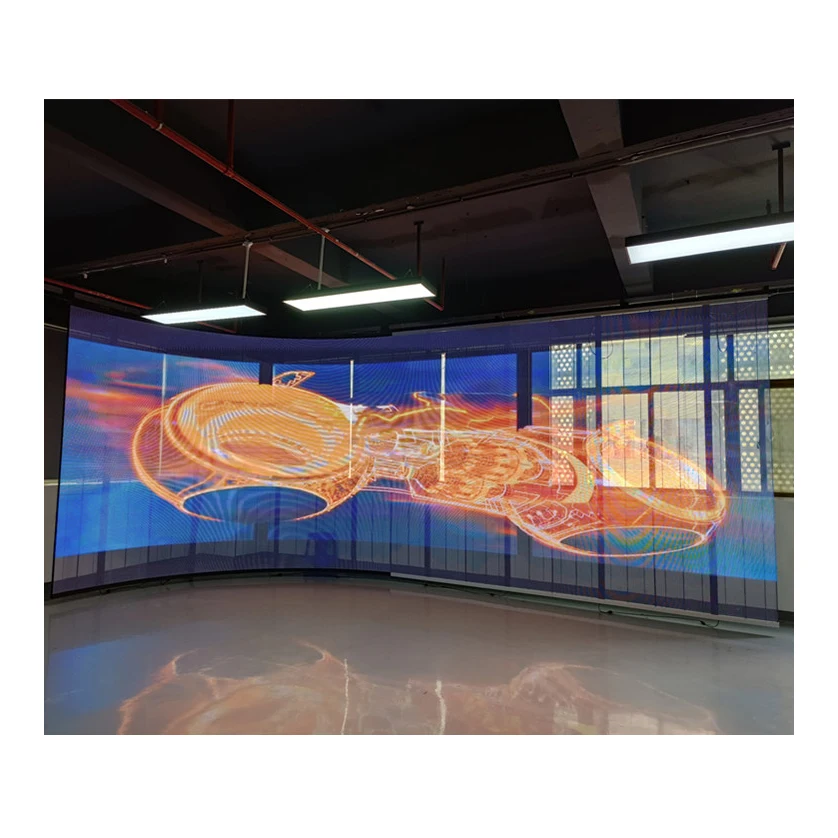 Front Luminous  P2.6-5.2 Transparent Display Led Screen ultra Thin  Display  High Transparency Led Display Xxxx China Music Vid
