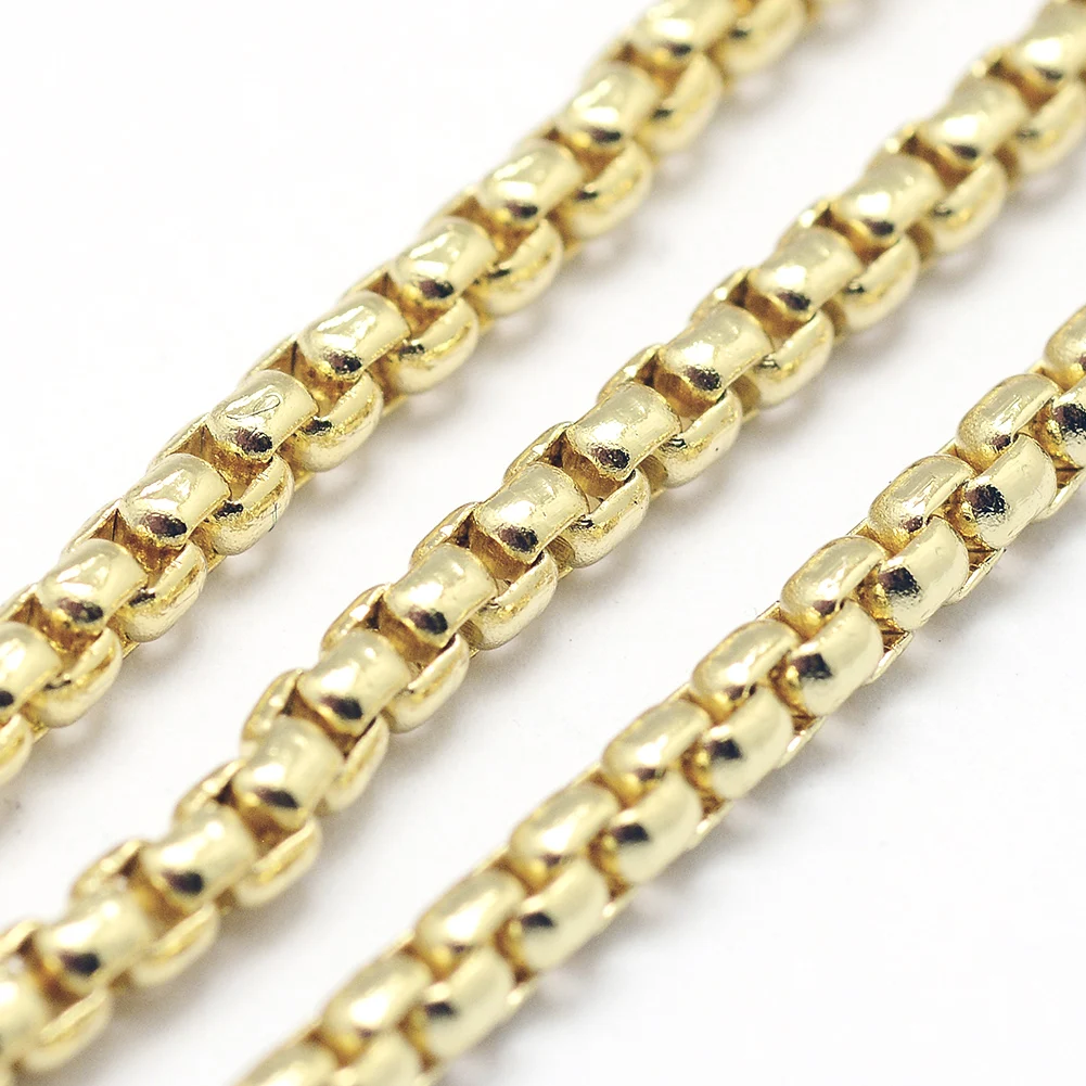 Pandahall Real 18k Gold Plated Unwelded Brass Chain Buy Gold