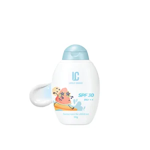 Best Children Private Label Custom Vegan Mineral SPF30 PA+++ Gentle Sunscreen Cream Formula Waterproof Skin Care Hydrating