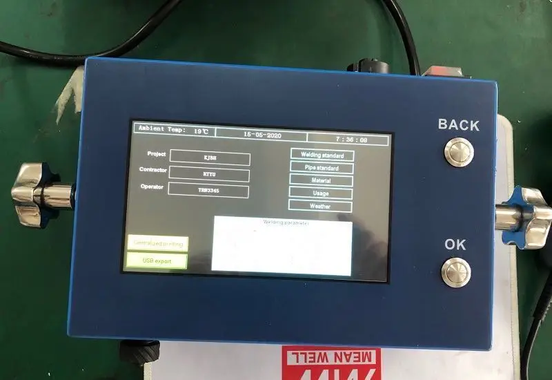 PE Butt Welder With Data Logger HDPE Pipe Butt Fusion Machine Thermofusion Machine With Data Logger