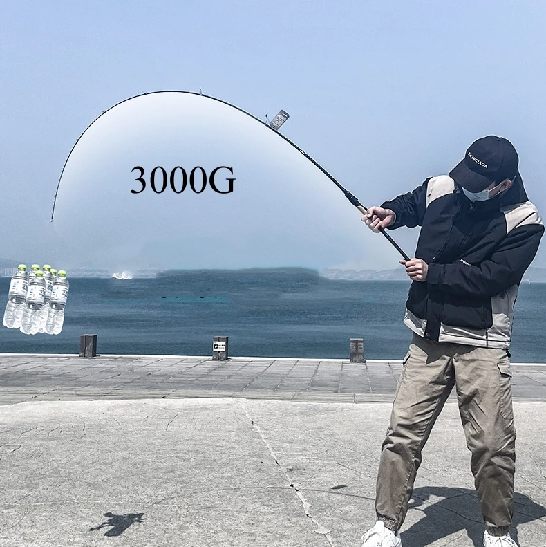 Professional Fishing Carbon Rod Spinning&Baitcasting 1.95m 2.05m - Lightweight and Extra Fast Professional Fishing Carbon Rod Spinning&Baitcasting 1.95m 2.05m - Lightweight and Extra Fast