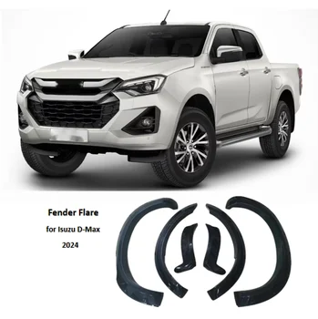 Pickup Trucks Car Accessories ABS injection Flare Wheel Arch Fender Flares for Isuzu Dmax 2024