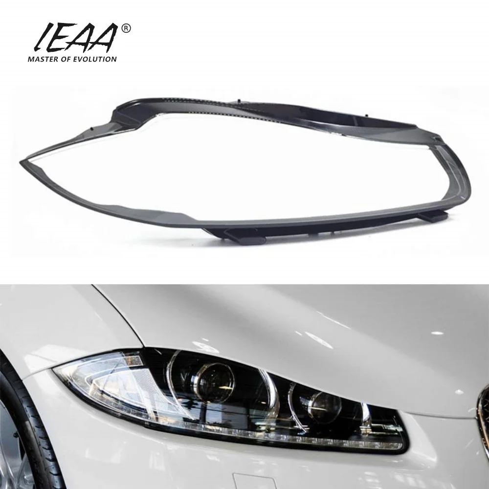 Penutup Lensa Lampu Kaca Headlight IEAA AUTO untuk Jaguar XF, Penutup Lensa Headlamp Ringan 2012 - 2015