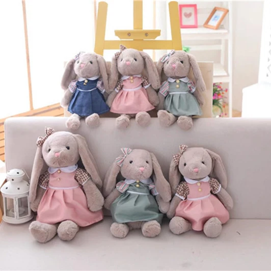 Wholesale Long Ears Rabbit Stuffed Toy Soft Plush Bunny Rabbit Toy