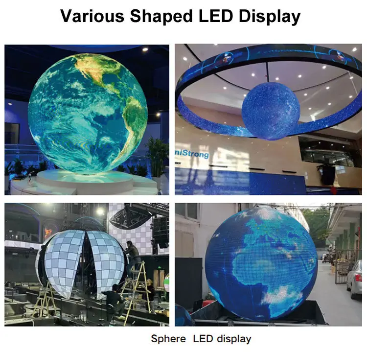 Slim Graceful Flexible LED Screen - Customized Sphere Display