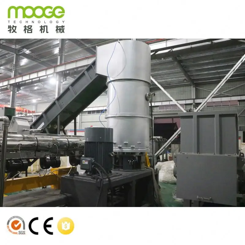 Single Screw Extruder Water Cooling Compound Granules Pelletizing Line