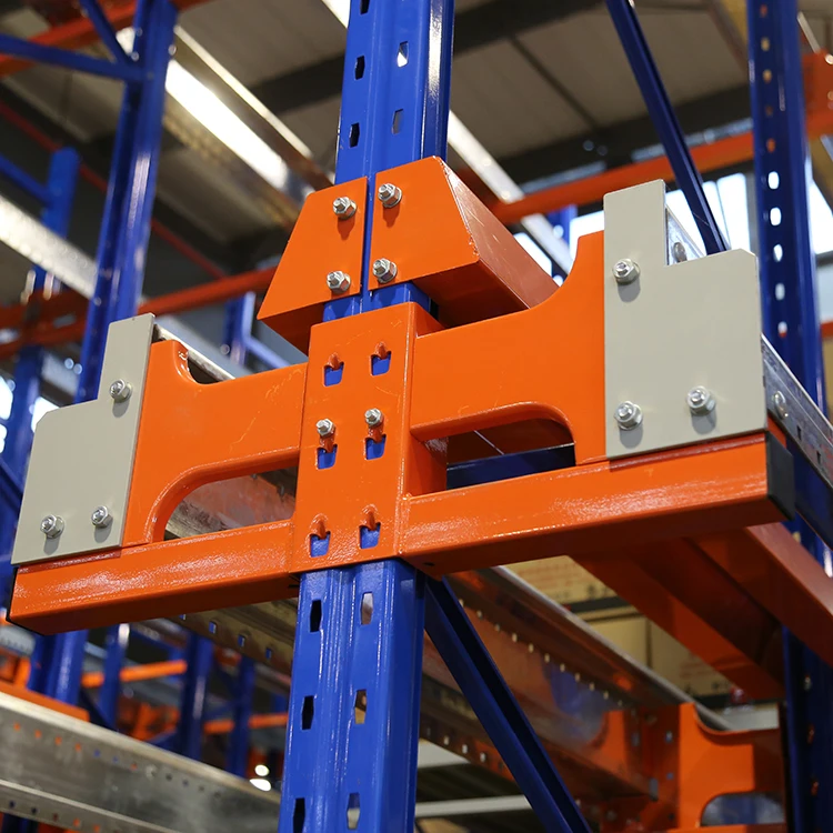 Jracking New Semi-automated Metal Rack Warehouse Pallet Stacking Radio Shuttle Racking System