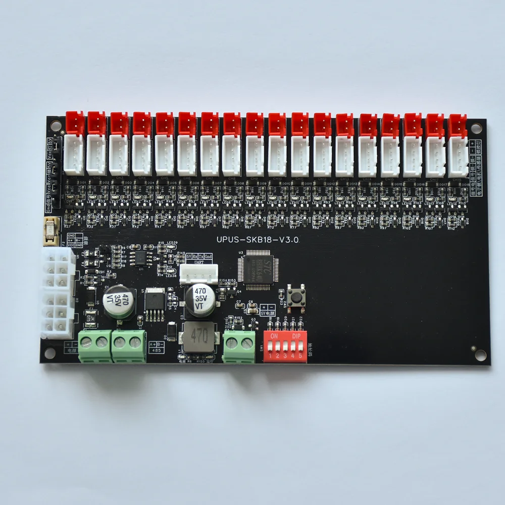 18-Channel Smart Lock Control Board Network Control System Circuit Board for Smart Lockers Express Cabinets PCBA Product