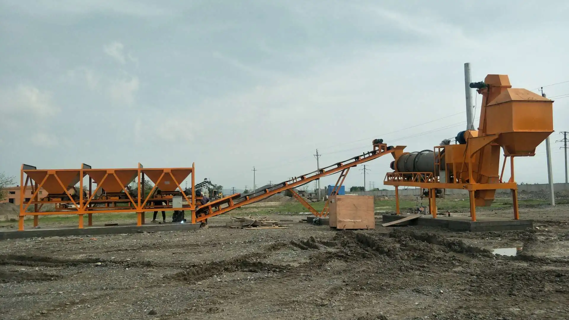 Roadbest завод YLB25 YLB30 YLB40 YLB60 YLB80 мобильный асфальтосмесительный