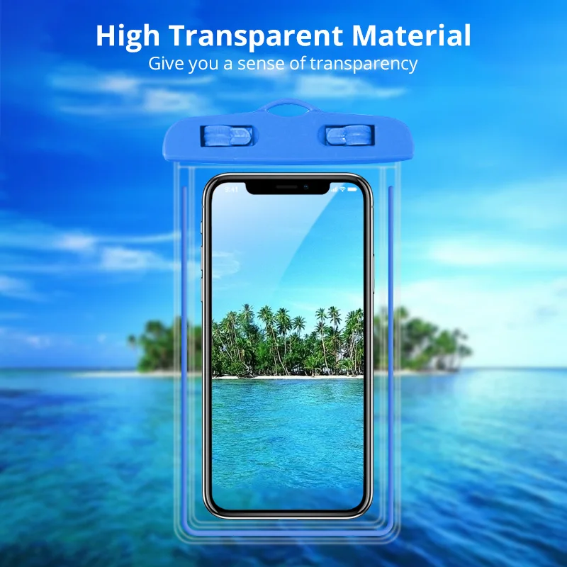 Mobile Phone Waterproof Phone Case Clear Waterproof Bag Pouch Pvc Night