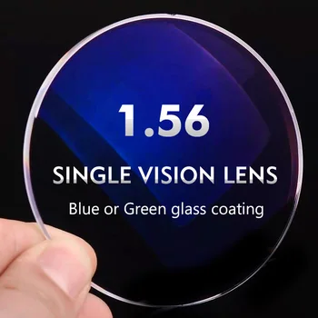 Eyeglasses Optical High Quality Lenses 1.56 Blue Block SHMC  Blue or Green Coating Blue cut Lens Specs