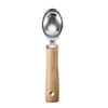 Cuillère à glace avec manche en bois