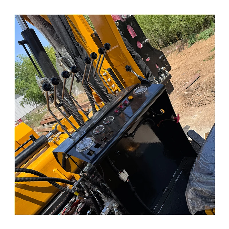 Factory's New Mini Solar Panel GPS Installation Machine Hydraulic Crawler Drop Hammer with Diesel Engine Motor Pump