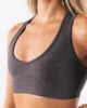 Pewter-Sports Bra