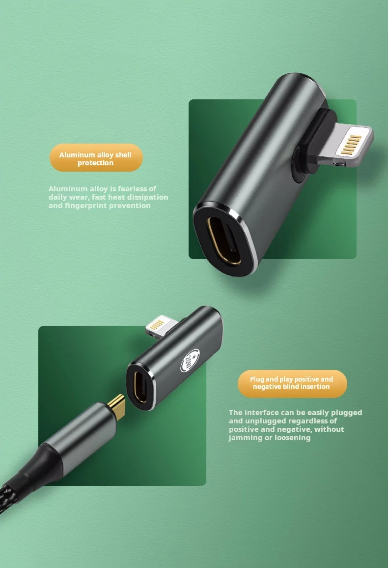 Usb C To Lightning Adapter Support 20w Pd Fast Charging Compatible With