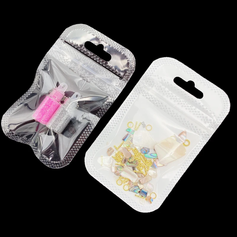 10x15cm100pcspack Resealable Zip Lock Bags Self Seal Clear Plastic Poly  Bag Food Storage Package  Fruugo IN