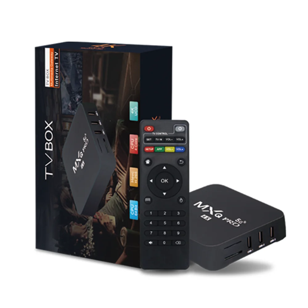 Mxq Android Box Mxq Pro 4k 2020 MXQ Pro 8K 5G Android Smart TV Box -8GB Ram 128 GB RomAndroid