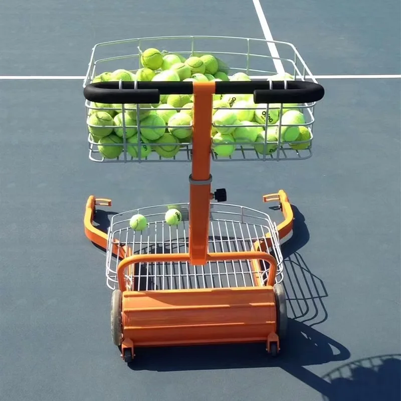 Travel Basket Tennis Ball Cart and Picker Multi-Functional Tennis Training Equipment for Training and Storage details