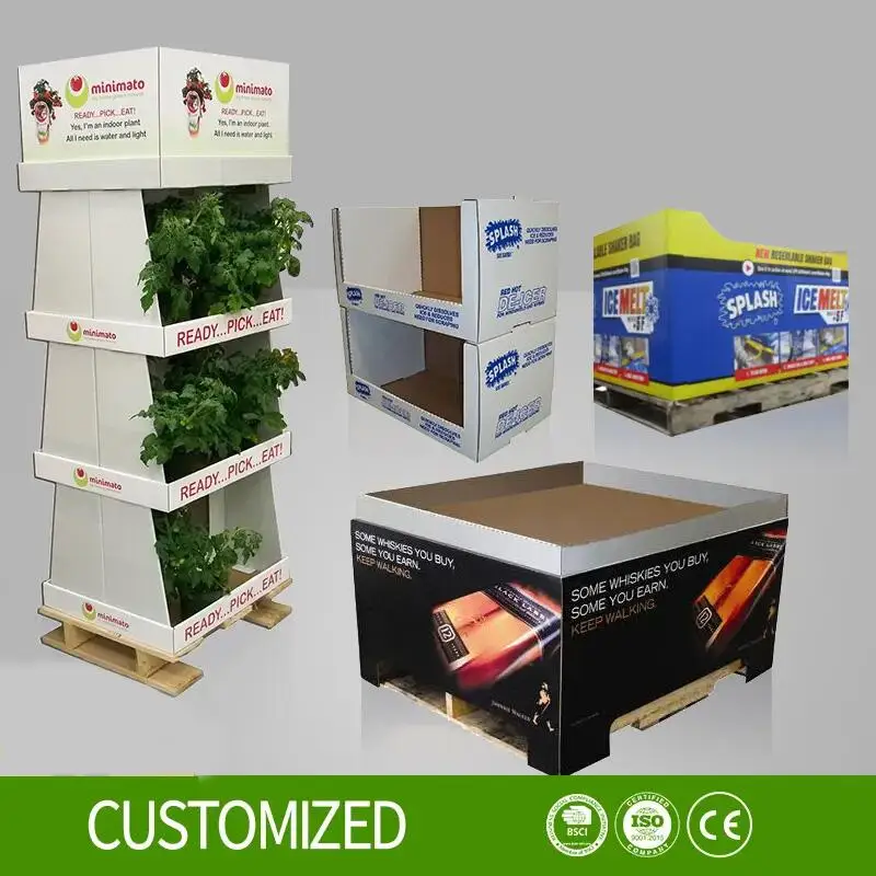 Holidaypac Free Custom Design Cheaper High Quality Promotion Recyclable Corrugated Cardboard Pallet Skirt