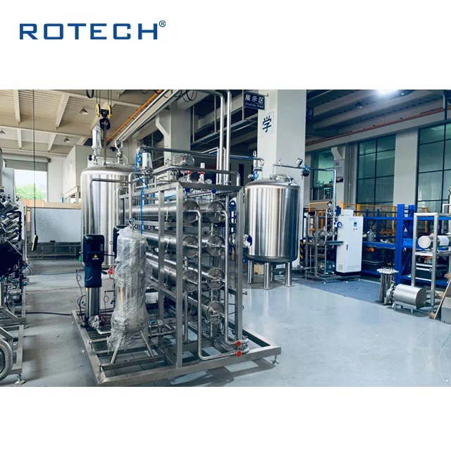 Очищенная фармацевтическая система очистки воды из нержавеющей