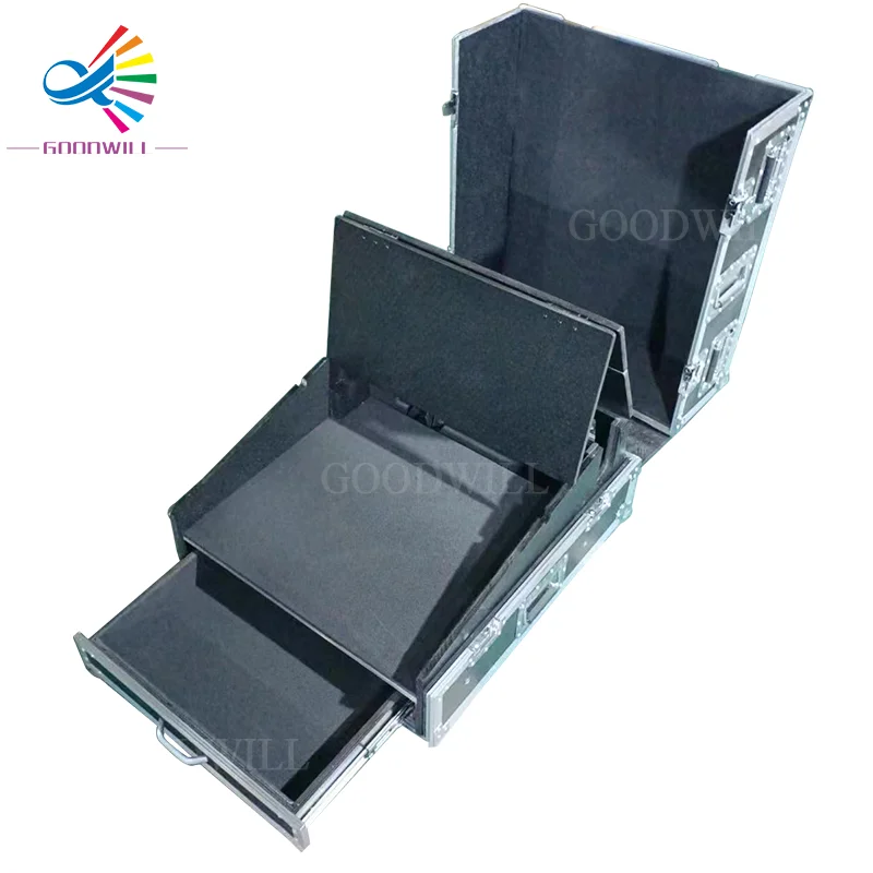 Goodwill Customized Flight Road Case for 1pcs 22'' Screen OnPC and Command Wing OEM Support