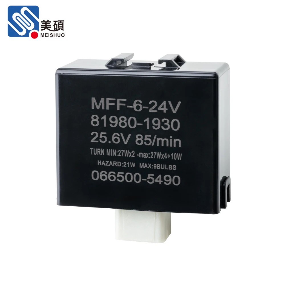 For MFF-6-24V 24V Low Power 6P Universal Electronic Flasher Relay Nickel-plated Copper Contacts Standard EF33 RL44 Type